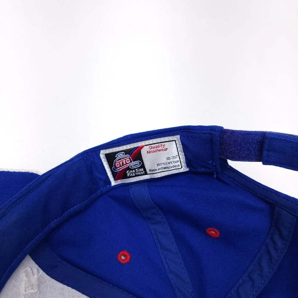 Vintage‎ Stars & Stripes Red White Blue Snapback Auto Sales Cap Hat America USA